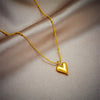Anti Tarnish Trendy Heart Beads Chain Necklace