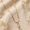 Anti Tarnish Elegant Rose Pendant Chain Necklace