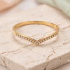 Anti Tarnish Elegant V Shape Kada Bracelet