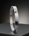 Anti Tarnish Elegant Men's Silver Kada Bracelet