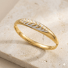 Anti Tarnish Elegant Gold Leaf Kada Bracelet