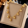 Anti Tarnish Beads Chain Necklace