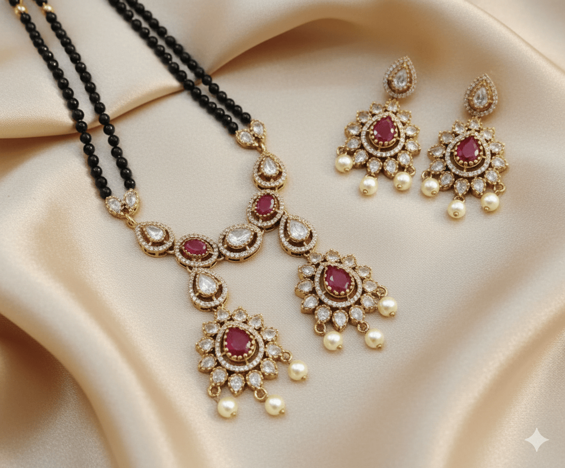 Elegant Modern Gold Plated Mangalsutra I