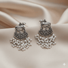 Oxidised Trendy Statement Earring