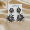 Oxidised Trendy Statement Earring
