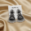 Oxidised Trendy Statement Earring
