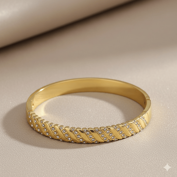 Anti Tarnish Fancy Bangle Bracelet