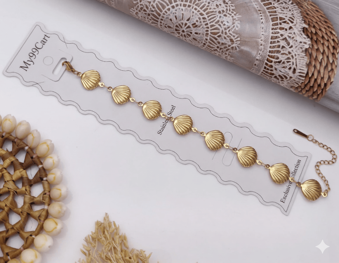 Anti Tarnish Shell Fish Bracelet
