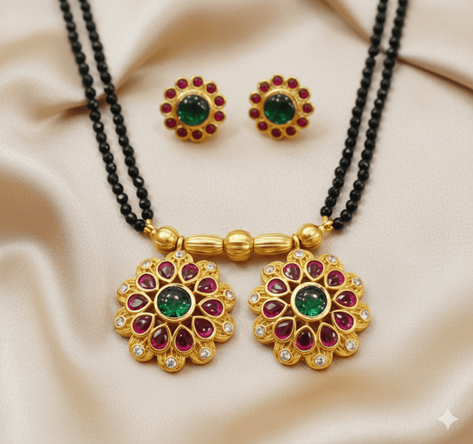 Elegant Modern Gold Plated Mangalsutra III