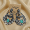 Oxidised Trendy Statement Earring