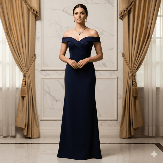 Elegant American Diamond Blue Stone Jewelry Set