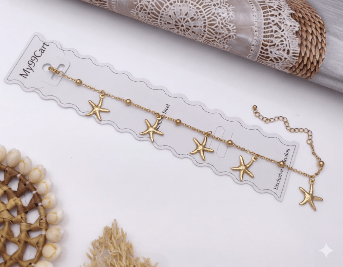 Anti Tarnish Star Fish Bracelet
