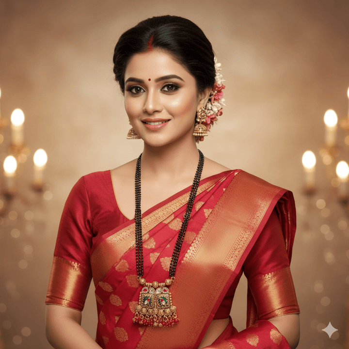 Elegant Gold Plated Rajwadi Mangalsutra