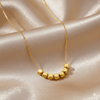 Anti Tarnish Golden Little Beads Necklace