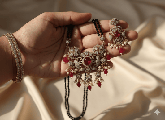 Elegant Modern Gold Plated Mangalsutra VI