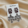 Oxidised Trendy Statement Earring
