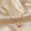 Anti Tarnish Star Pendant Chain Necklace