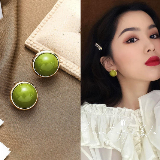 Gold Electroplated Geometric Earrings