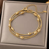 Anti Tarnish Beads Chain Bracelet