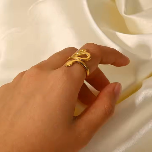 Anti-Tarnish Snake Ring