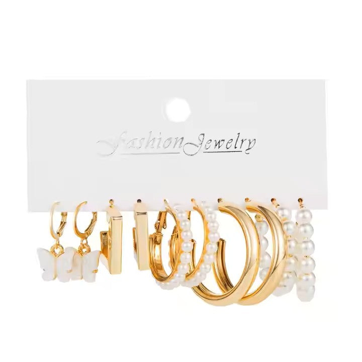 Trendy Combo 5 Pcs Earrings