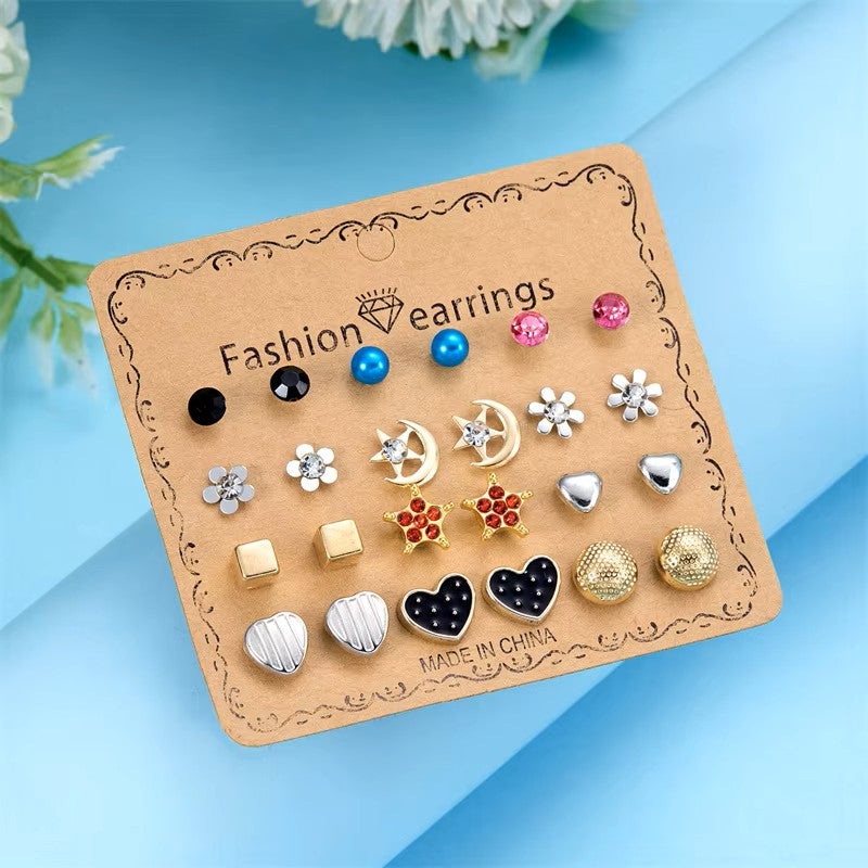 Trendy Cute Earrings Combo