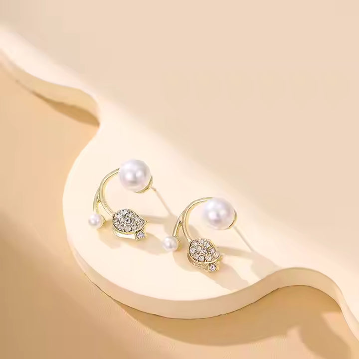 Tulip Flowers Ins High-Grade Sense Light Luxury Earrings