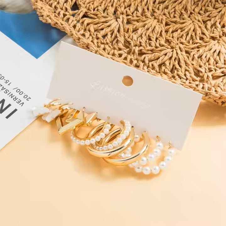 Trendy Combo 5 Pcs Earrings