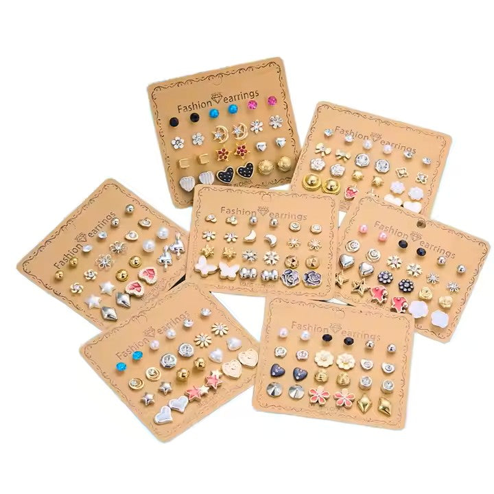 Trendy Cute Earrings Combo