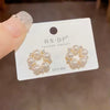 Pearl Diamond Stud Earring