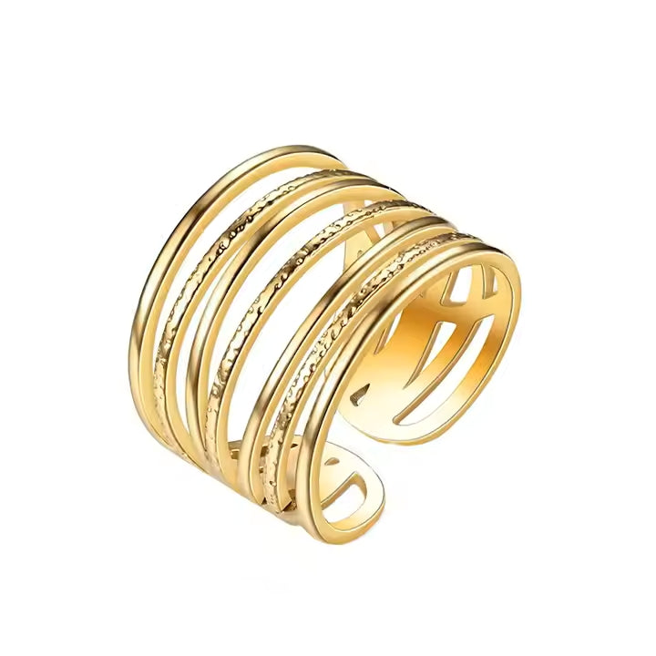 Anti-Tarnish 7 Layers Ring