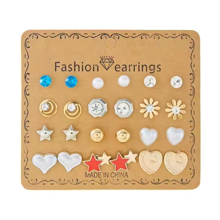 Trendy Cute Earrings Combo