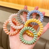 Trendy Hair Spiral Hair Band - 6 Pcs
