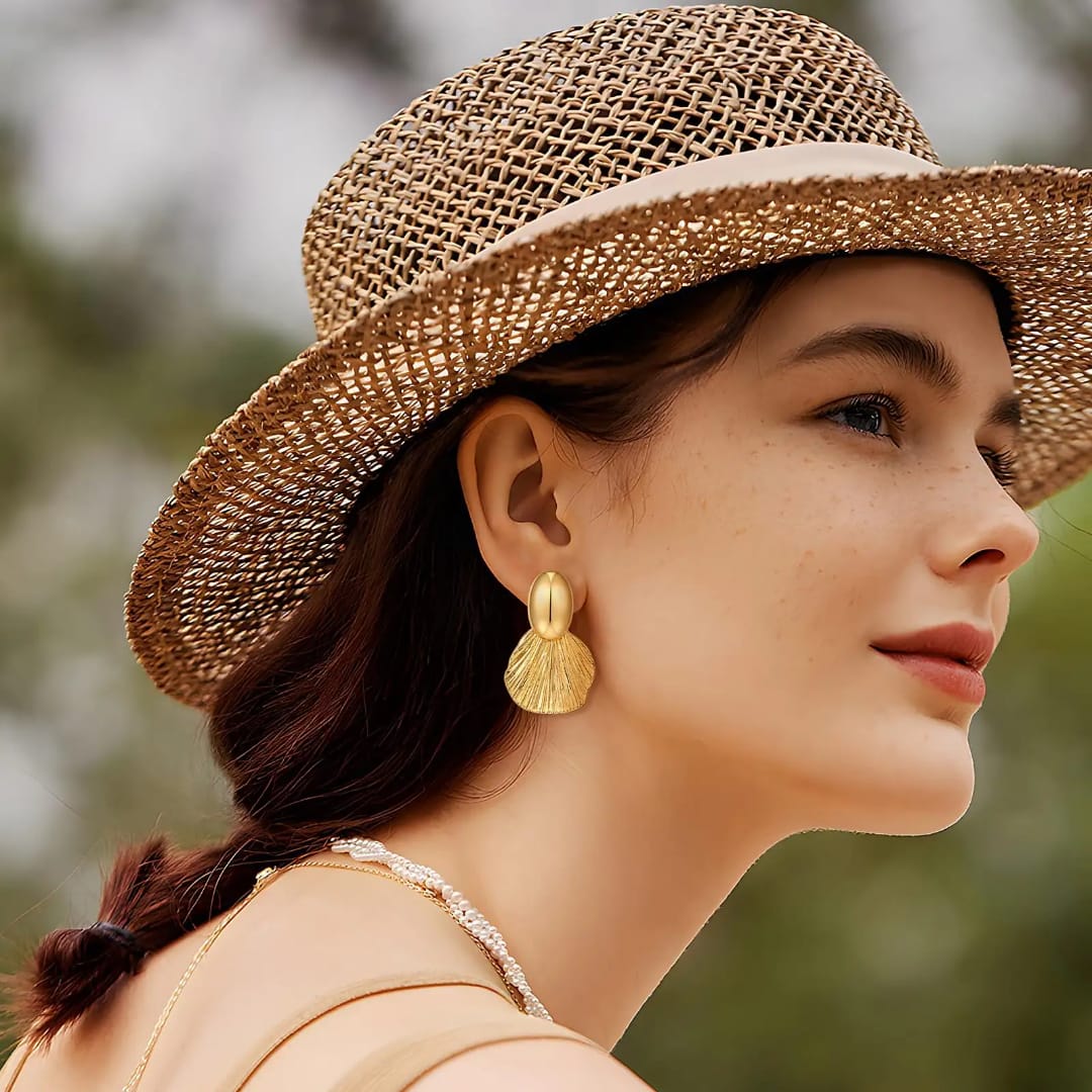 Anti Tarnish Shell Earrings
