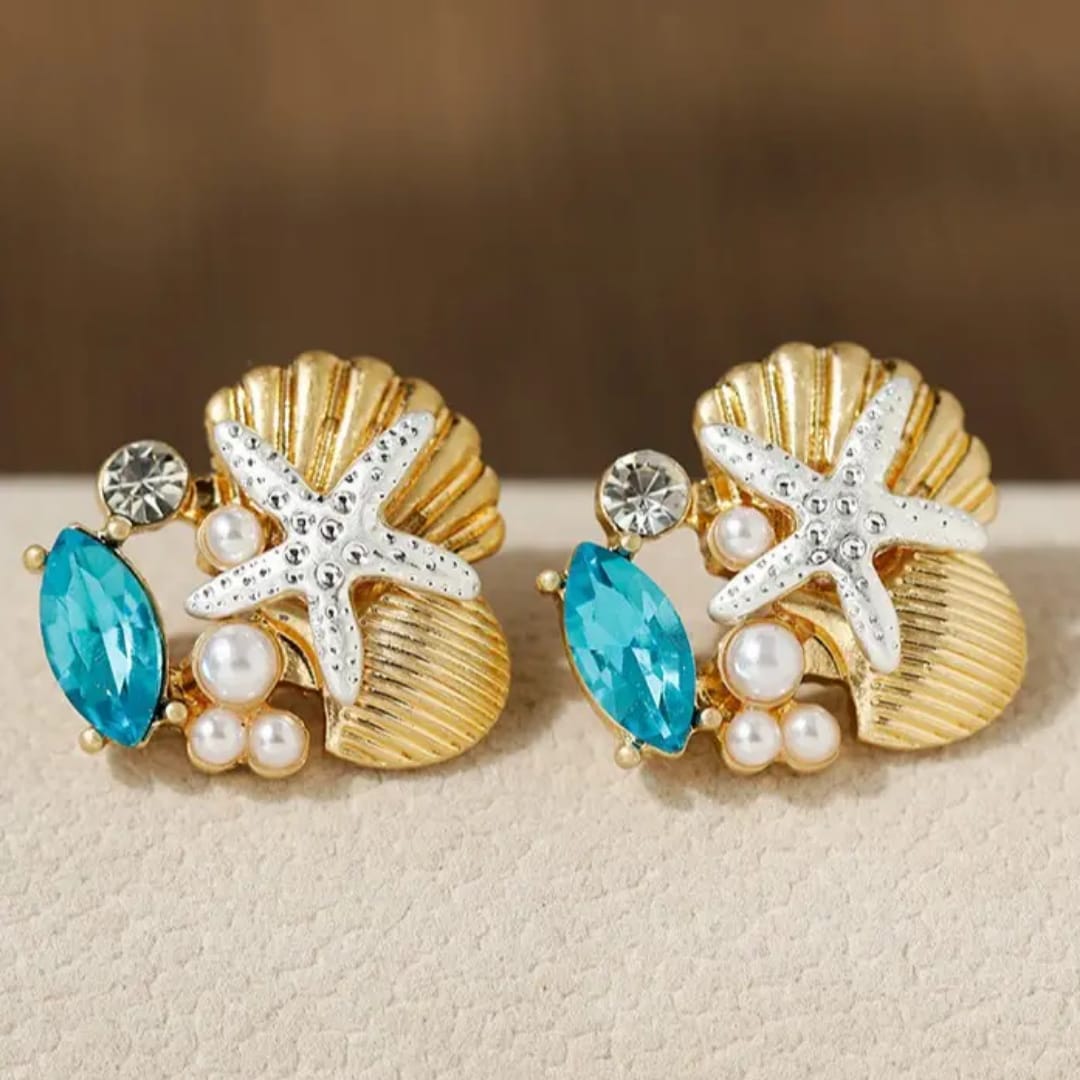 Trendy Sea Shell Earrings