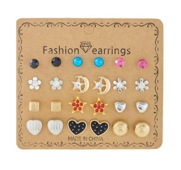 Trendy Cute Earrings Combo