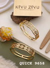 Anti Tarnish Elegant Flower Kada Bracelet