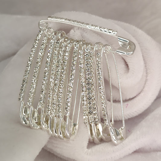 Rhinestone Diamond Saree Pin