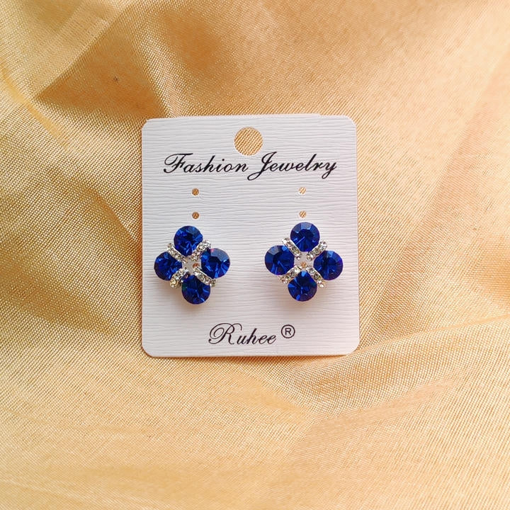 Diamond Bold Knot Stud Earring