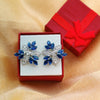 Diamond Snowflake Stud Earring