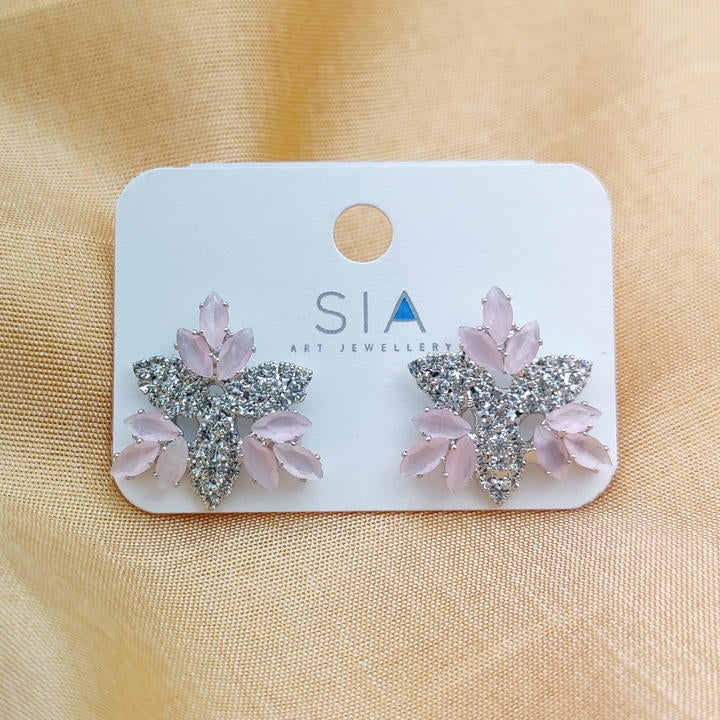 Diamond Snowflake Stud Earring