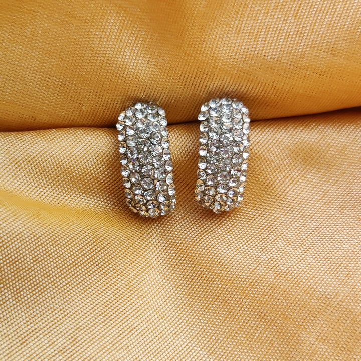 Diamond  Hoop Stunning Earring