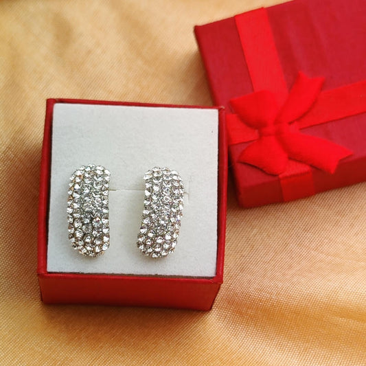 Diamond  Hoop Stunning Earring