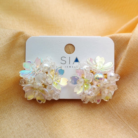 Elegant Flower Bunch Earring