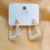 Elegant Pearl Hoop Earring