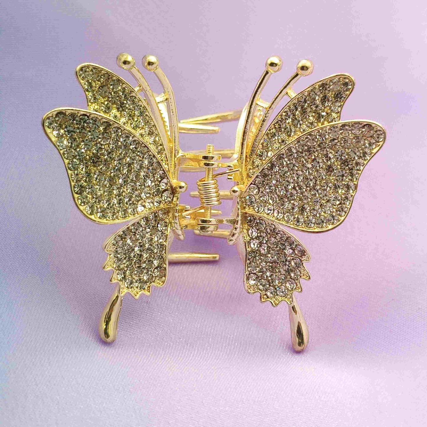 Elegant Diamon Butterfly Hair Clutcher