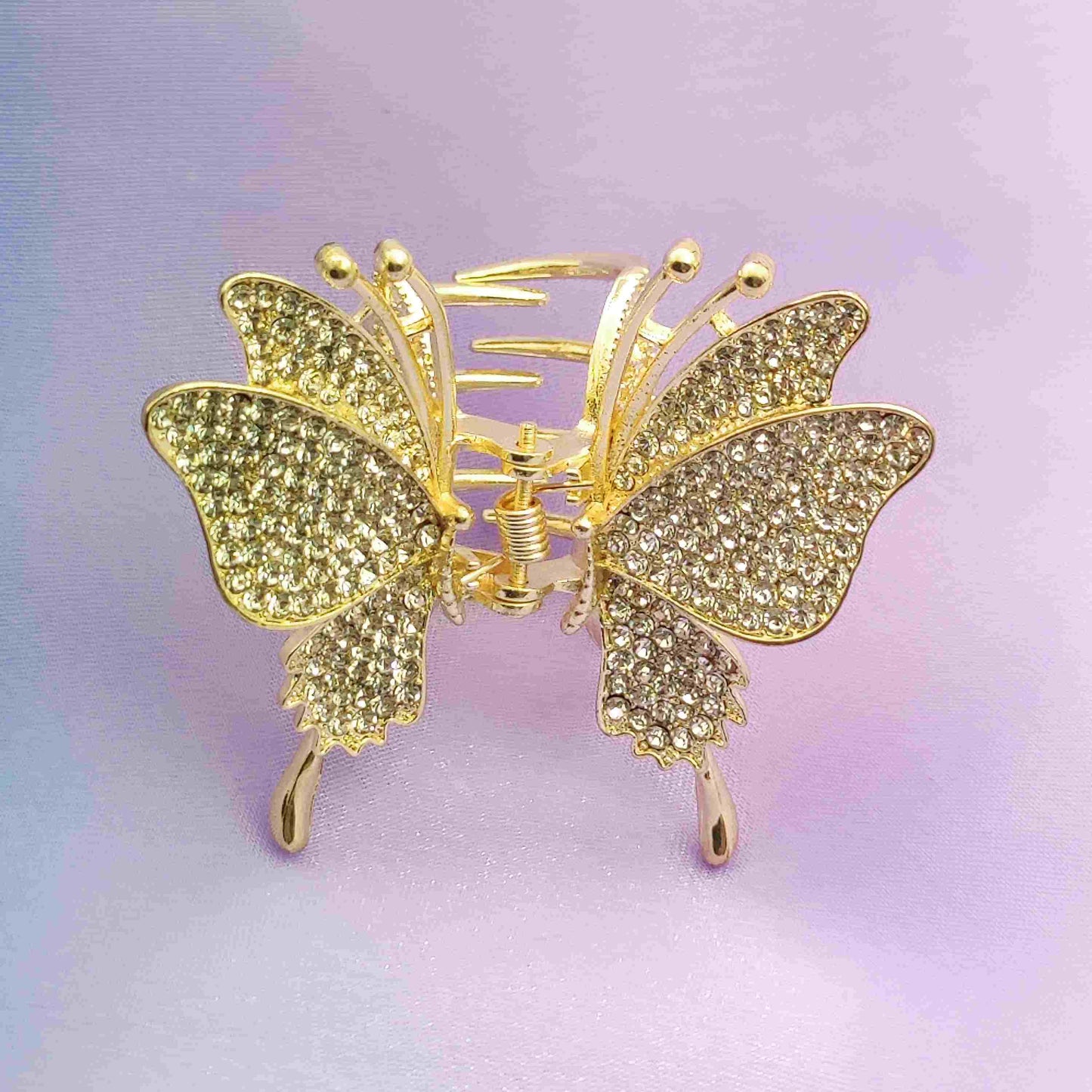 Elegant Diamon Butterfly Hair Clutcher