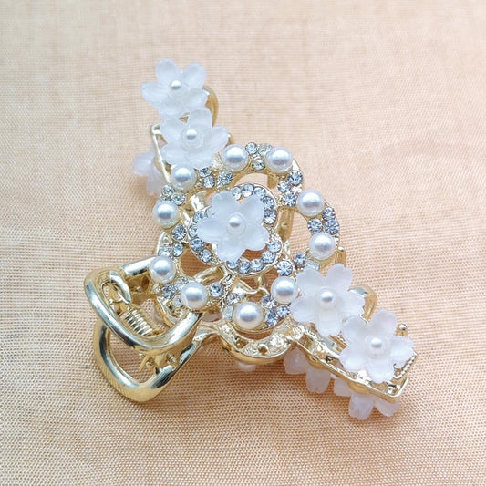 Elegant Flower Hair Clutcher