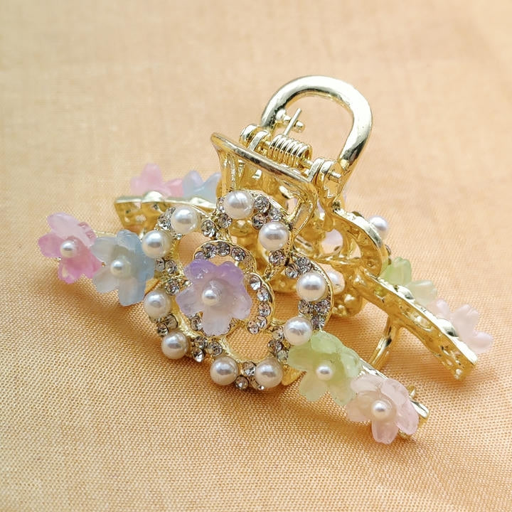 Elegant Flower Hair Clutcher