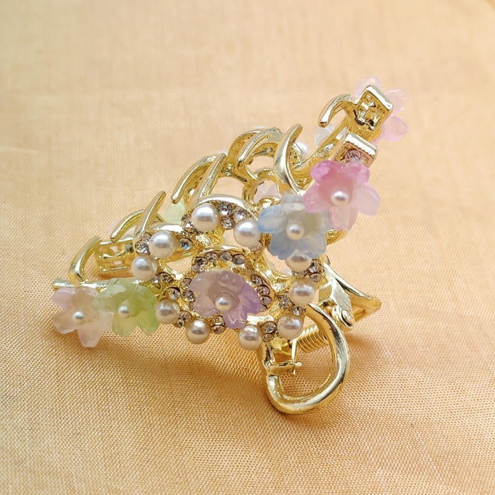 Elegant Flower Hair Clutcher